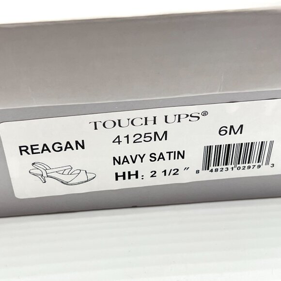 Touch Ups‎ Womens Size 6 Reagan Navy Blue Dress Sandals Heels Shoes 4125M - Picture 13 of 13